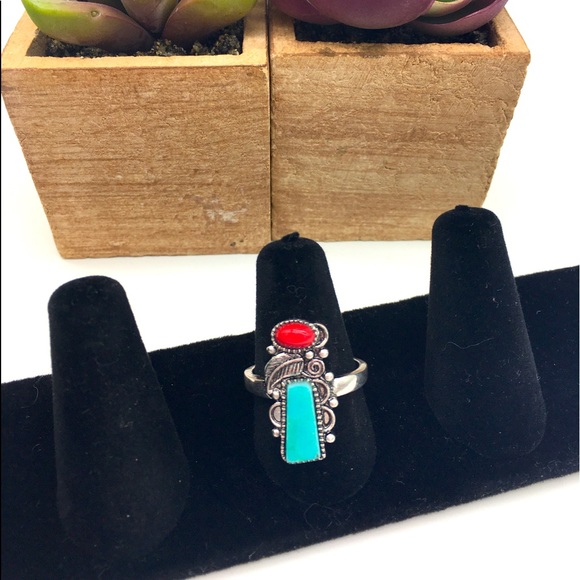 Free People Jewelry - Sterling Silver Southwest Ring 8 NWT